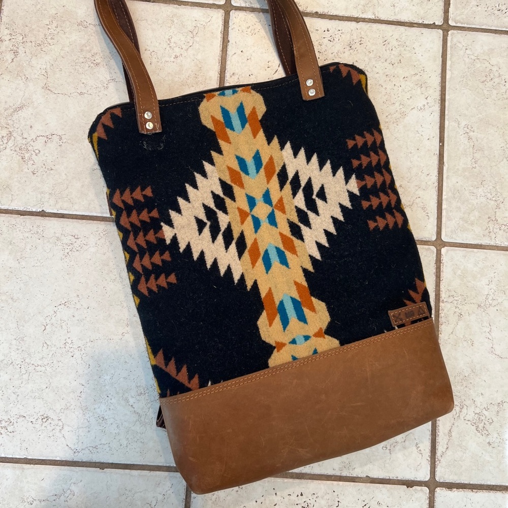Beautiful leather crossbody or backpack purse